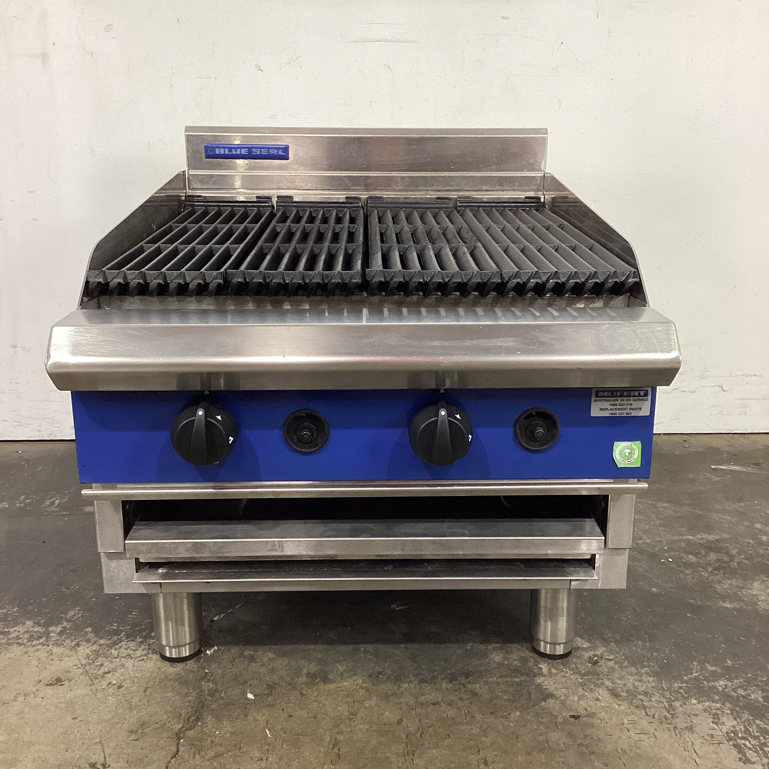 Blue Seal G594-LS-BLK-NG Chargrill