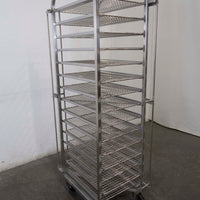 Stainless Steel 15 Tier Trolley