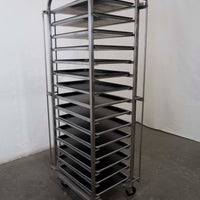 Stainless Steel 15 Tier Trolley