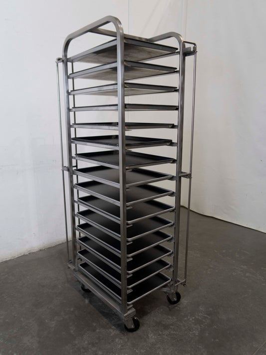 Stainless Steel 15 Tier Trolley