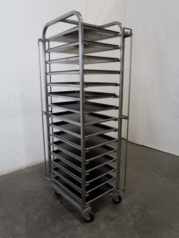 Stainless Steel 15 Tier Trolley