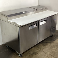 Atosa MPF8202 2 Door Pizza Prep Fridge
