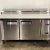 Atosa MPF8202 2 Door Pizza Prep Fridge