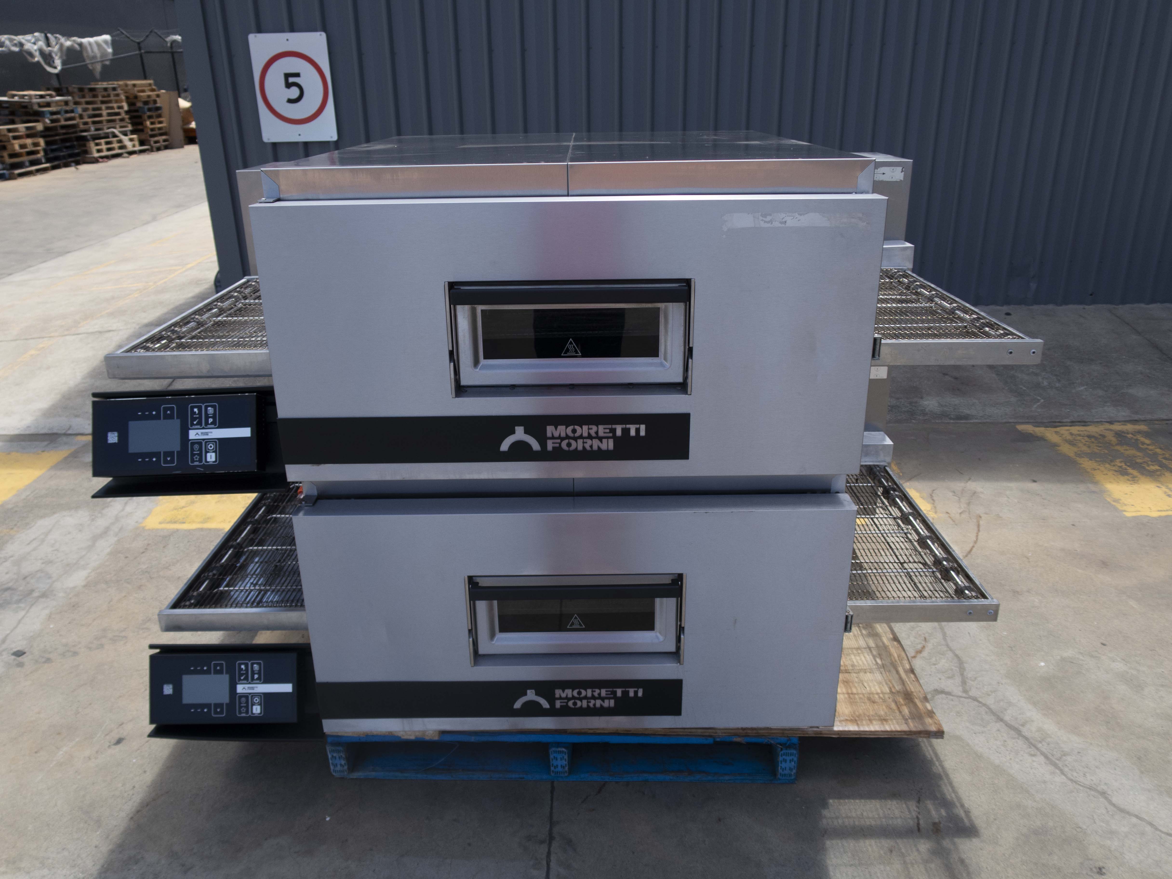 Moretti Forni TT98E Double Deck Conveyor Pizza Oven