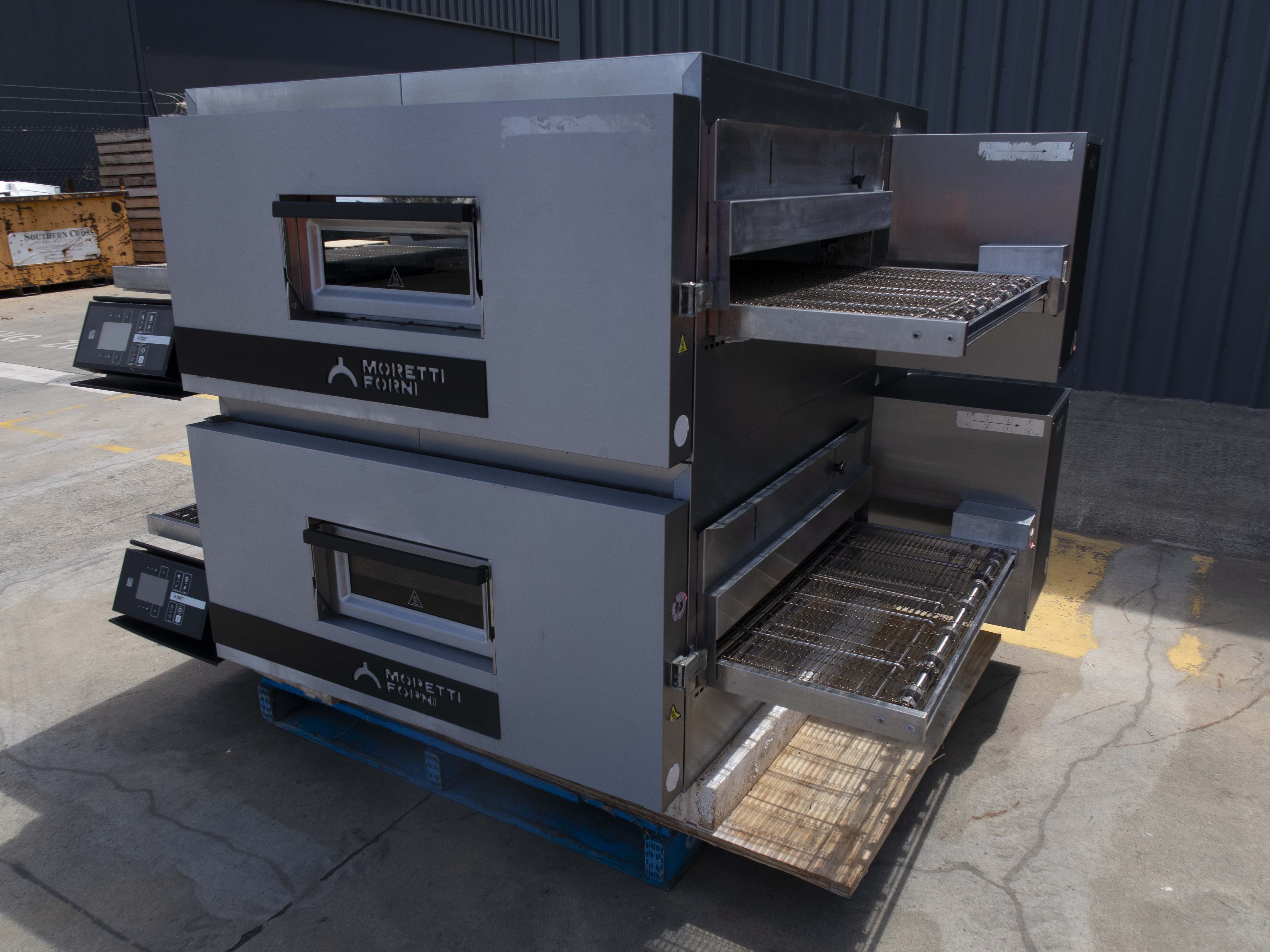 Moretti Forni TT98E Double Deck Conveyor Pizza Oven