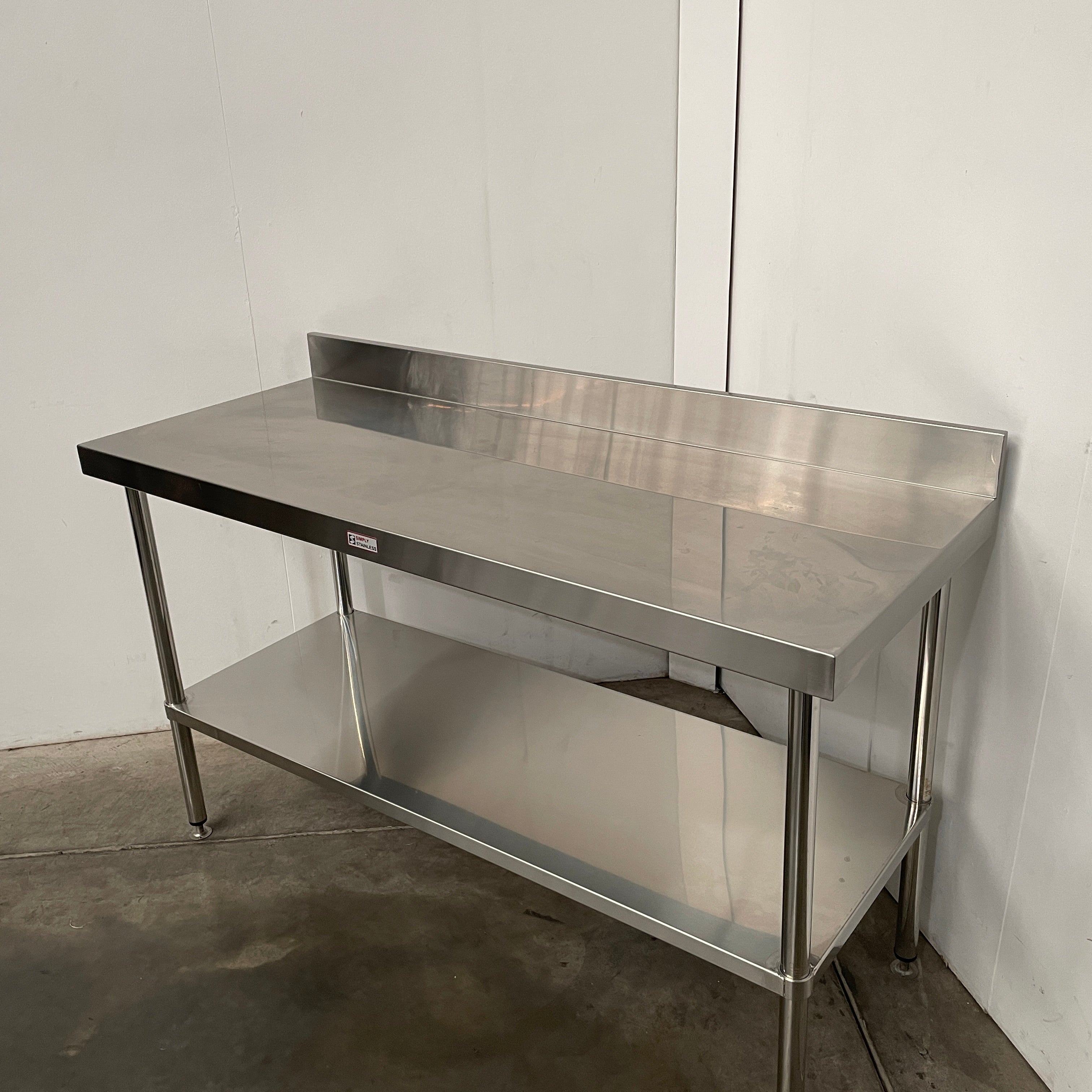 Thumbnail - Simply Stainless SS02.6.1500 Stainless Steel Bench with Splashback