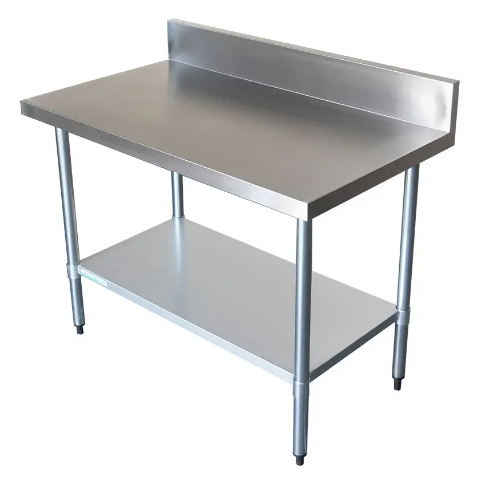 Stainless Steel Bench with Splashback