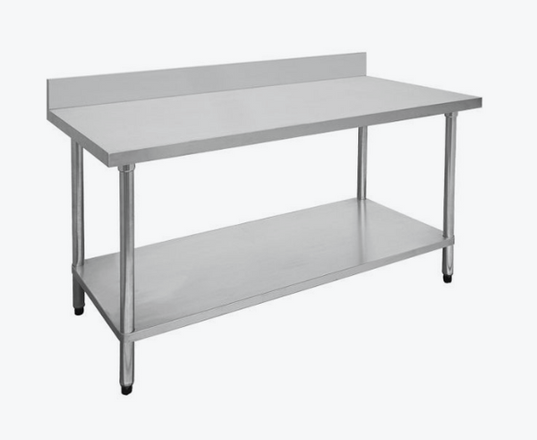 Stainless Steel Bench with Splashback