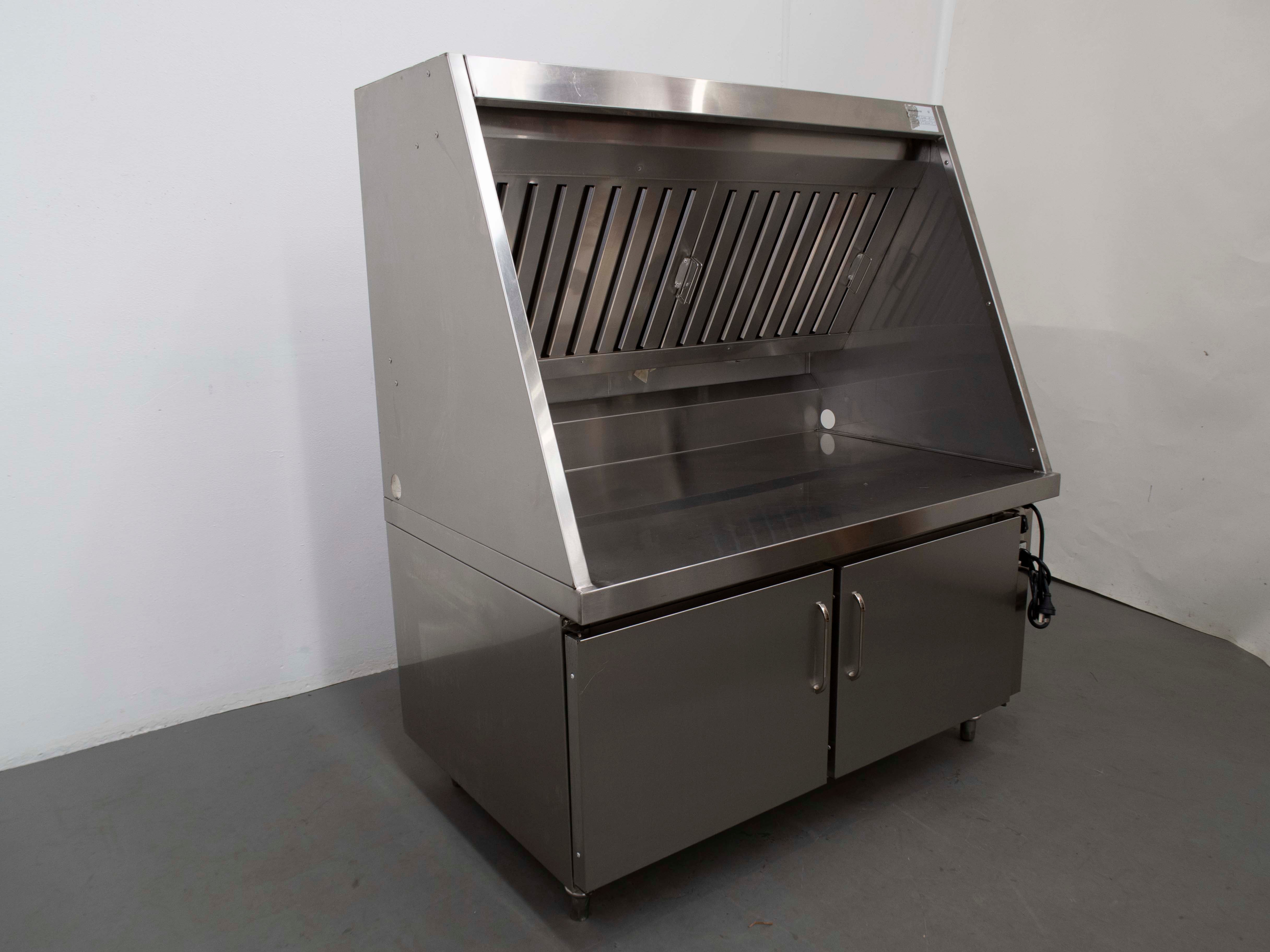 Modular System HB1200-750 Exhaust Hood Canopy + Workbench