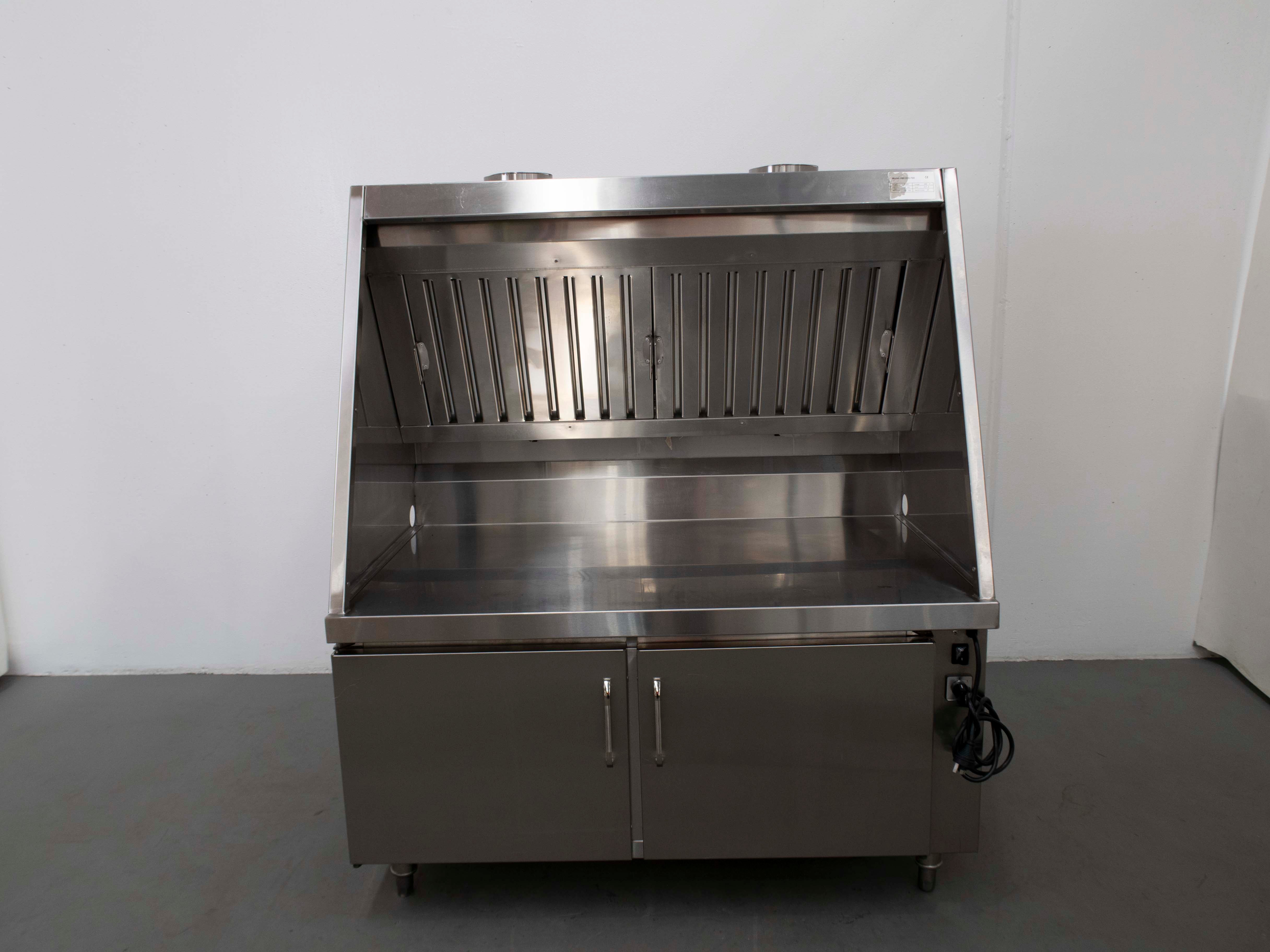 Modular System HB1200-750 Exhaust Hood Canopy + Workbench
