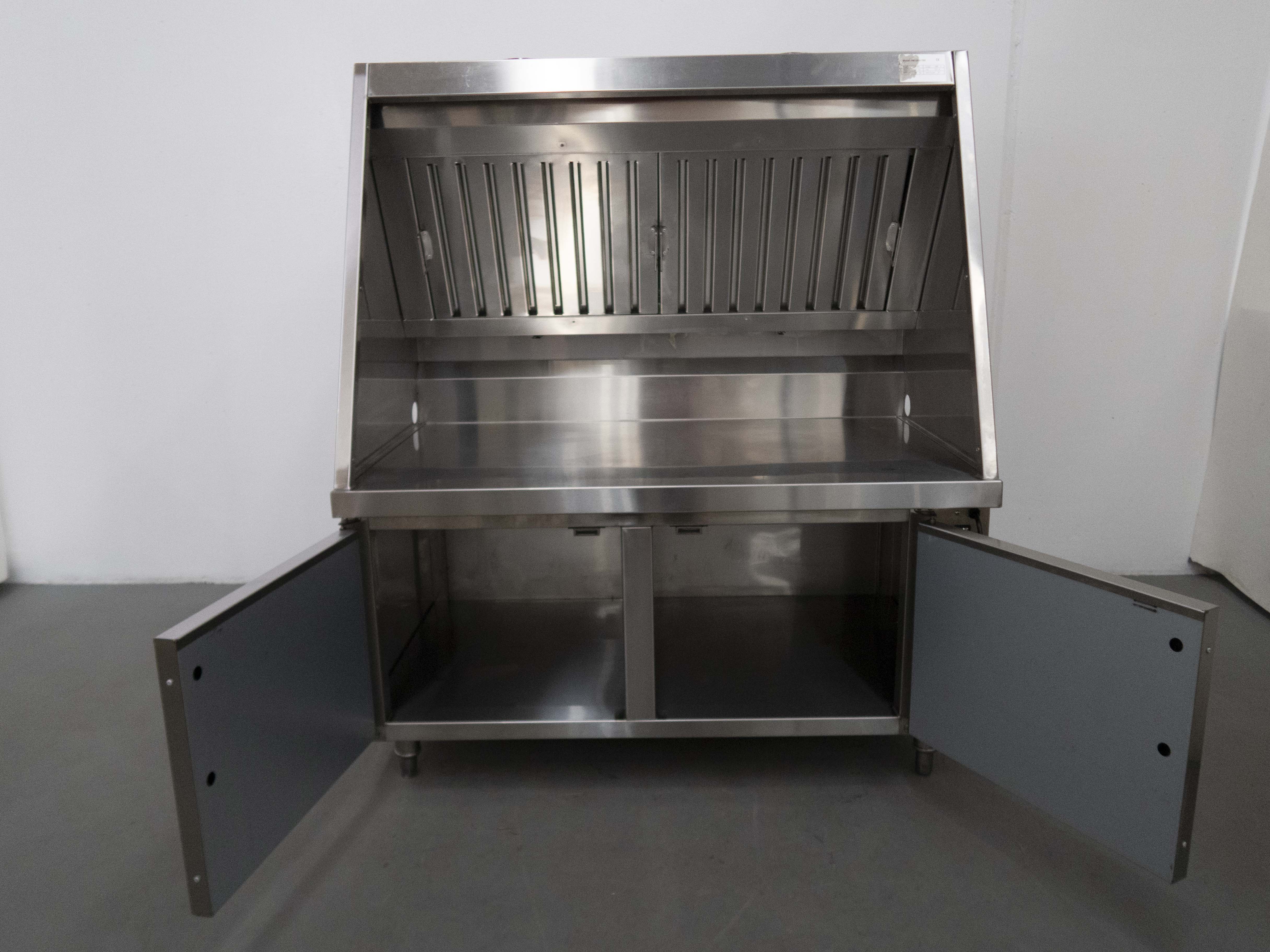 Modular System HB1200-750 Exhaust Hood Canopy + Workbench