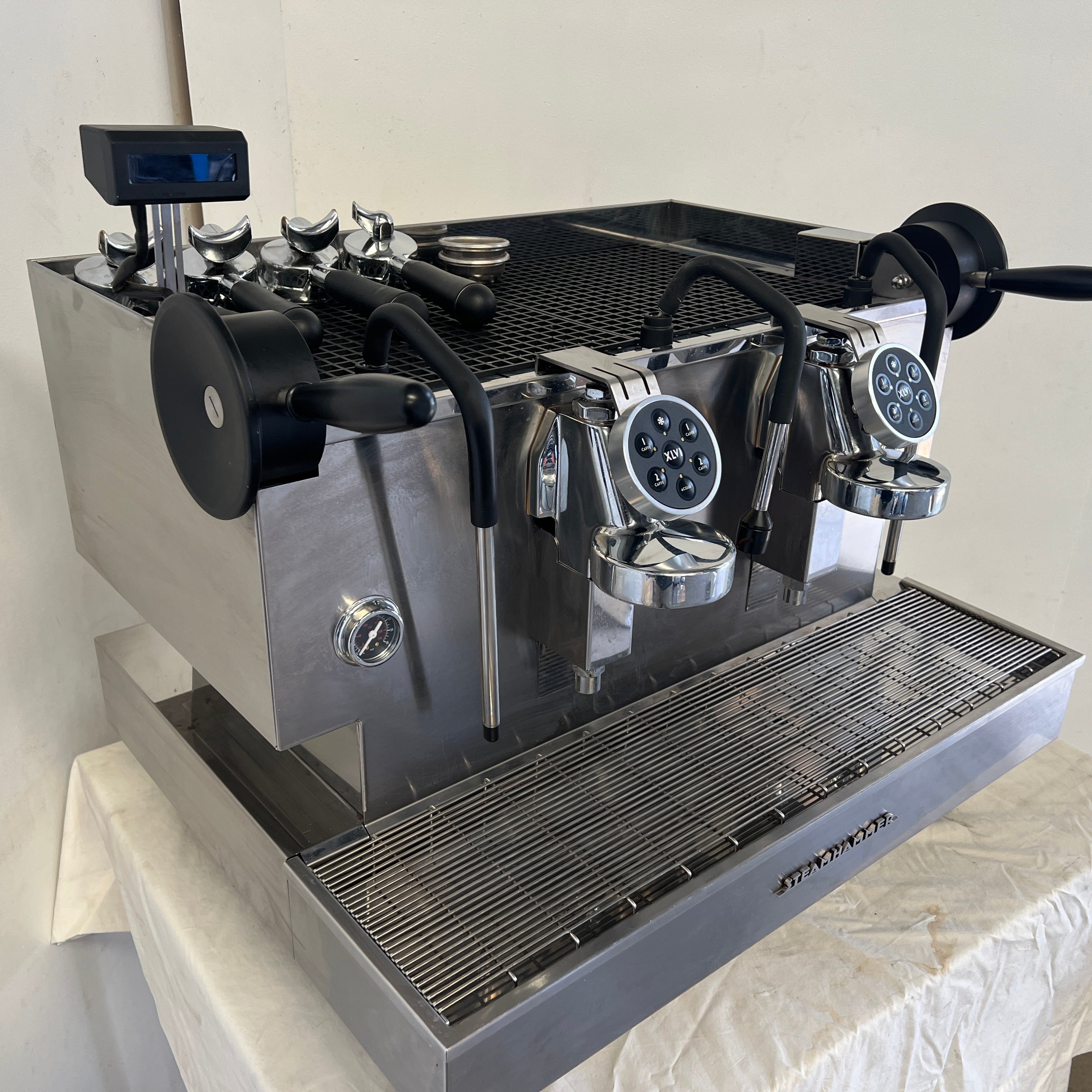 XLVI Steamhammer Elettronica P+L  2 Group Coffee Machine