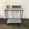 FED 0900-6-WBB Stainless Steel Bench with Splashback