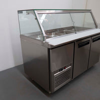 FED PG150FA-YG Sandwich Prep Fridge