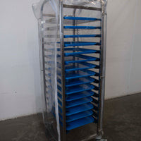 Stainless Steel Bakery Trolley x5