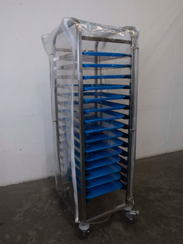 Stainless Steel Bakery Trolley x5