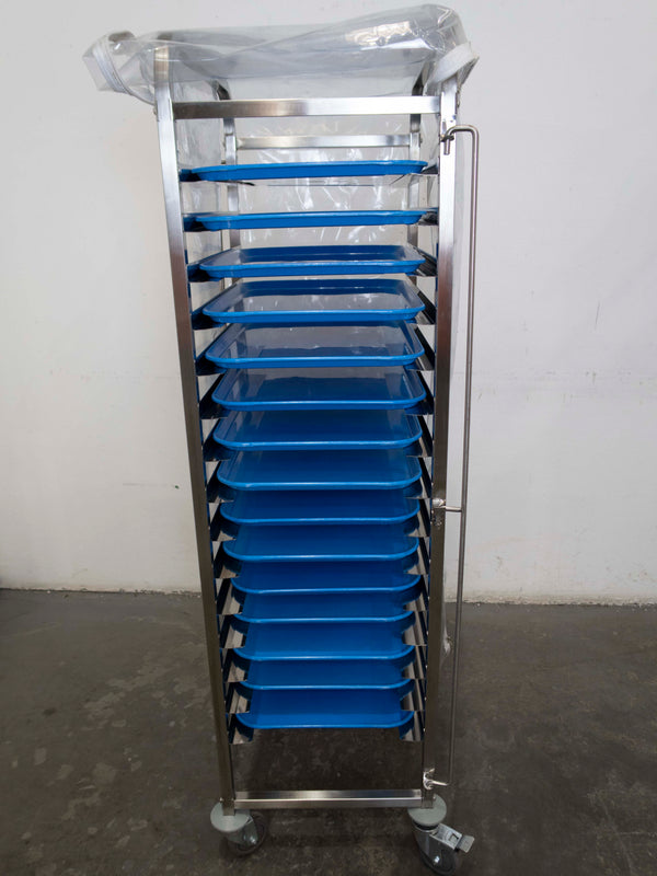 Stainless Steel Bakery Trolley x5