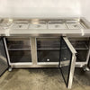 Austune CUS18-3 3 Door Salad Table Fridge