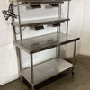 Stainless Steel Bench With Gantry & Heat Lamps