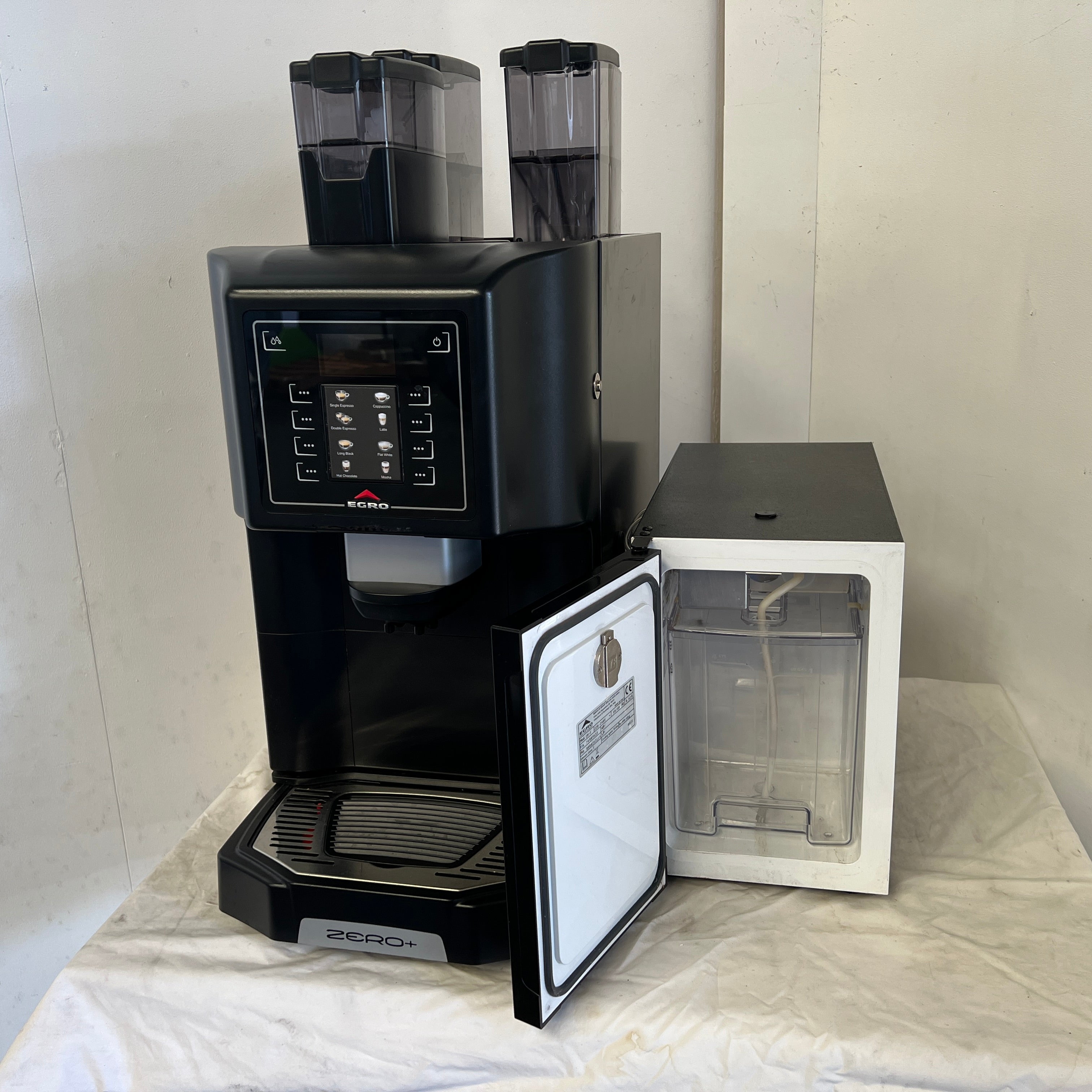 Egro Zero Plus Quick Milk Pro Automatic Coffee Machine & Milk Fridge