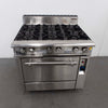 Oxford 6BBT-OV 6 Burner Range Oven
