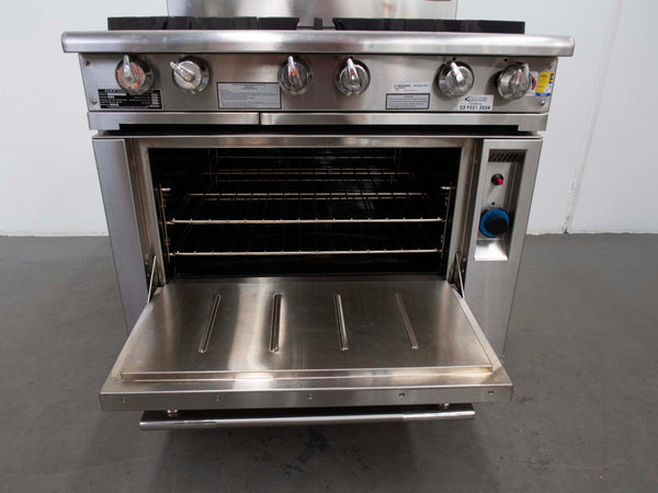 Oxford 6BBT-OV 6 Burner Range Oven