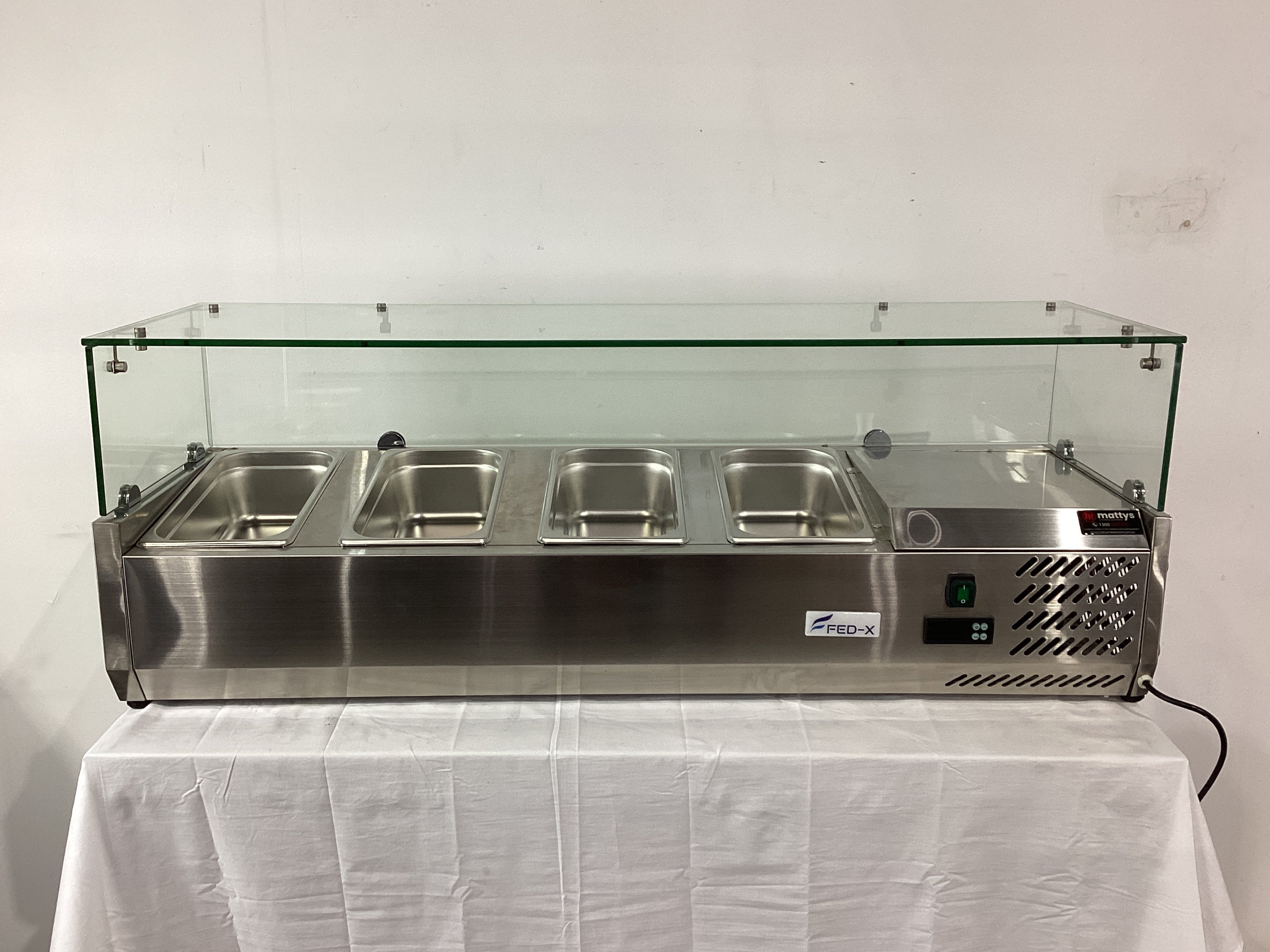 FED-X XVRX1200/380 Countertop Salad Bench