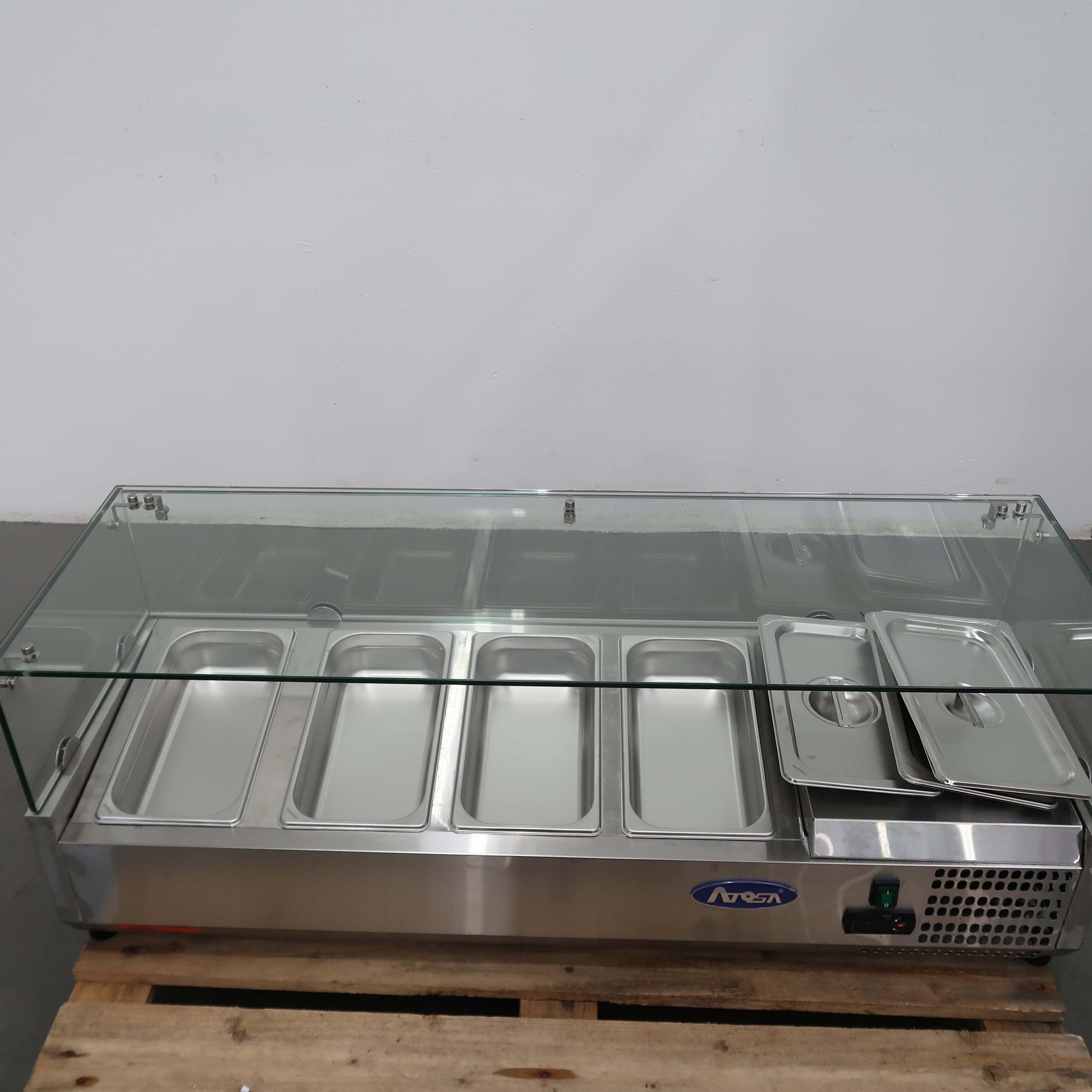 Atosa ESL3881 Countertop Sandwich Prep Fridge