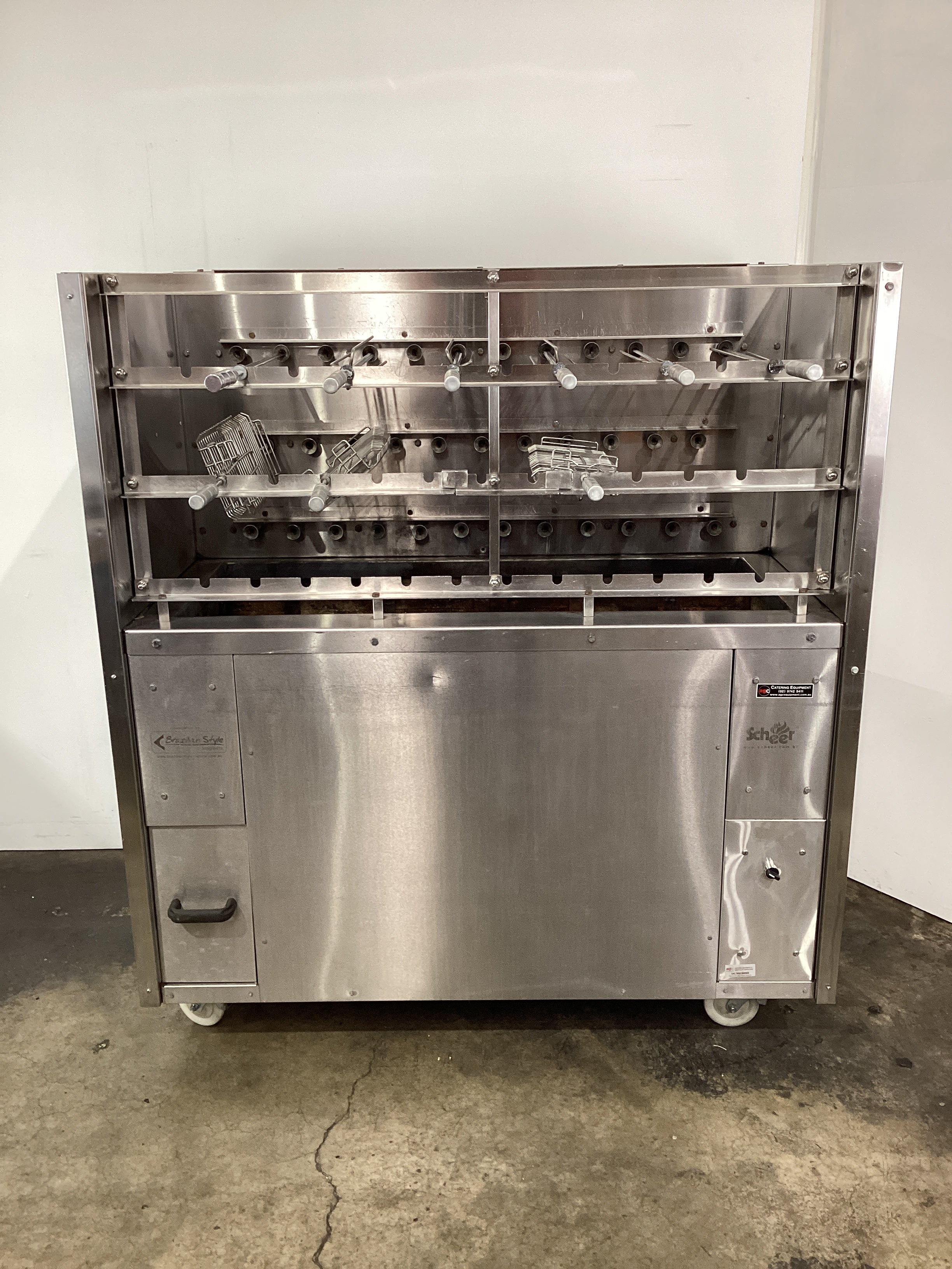 Scheer C-FR Charcoal Chicken Rotisserie