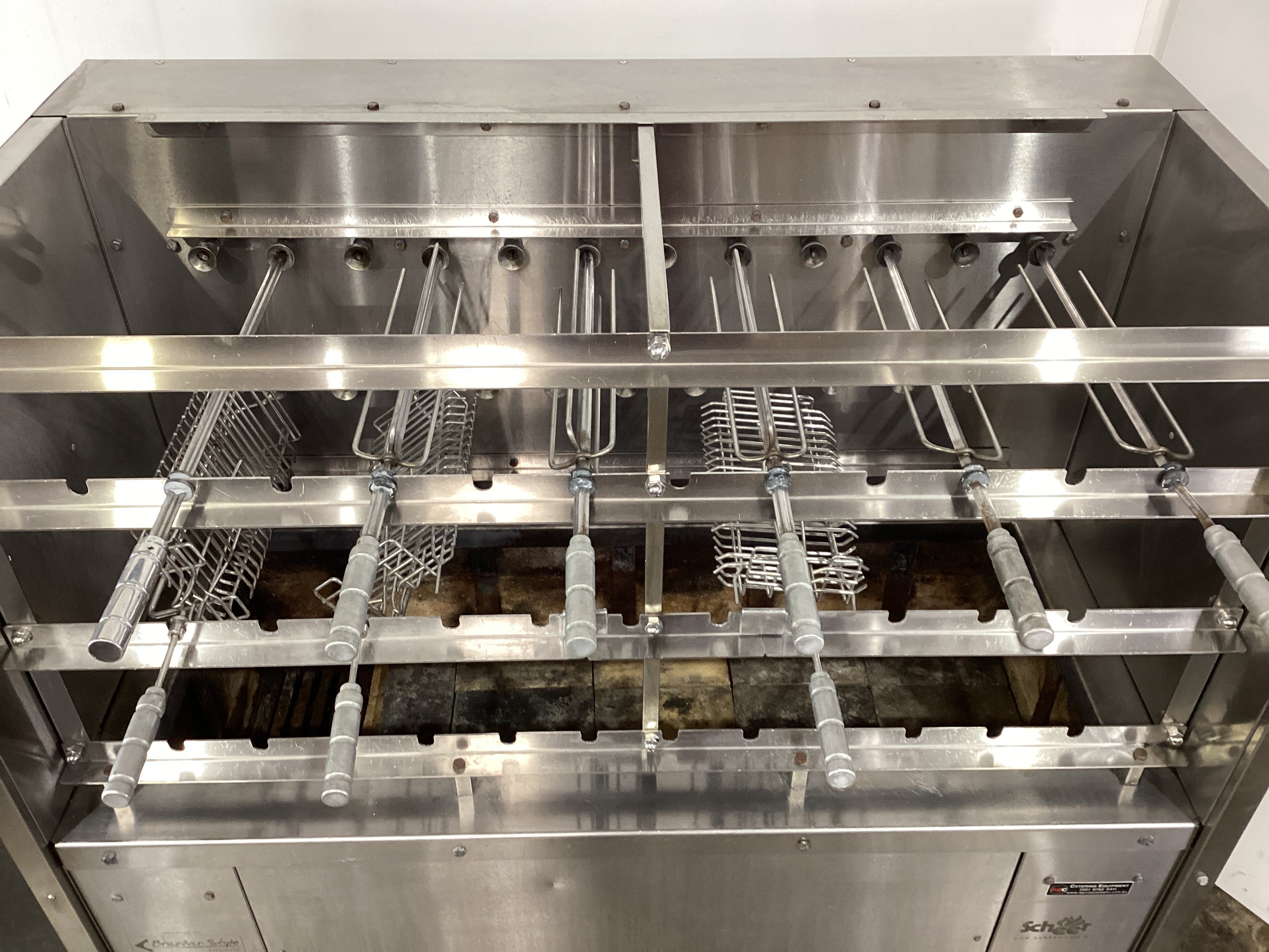 Scheer C-FR Charcoal Chicken Rotisserie