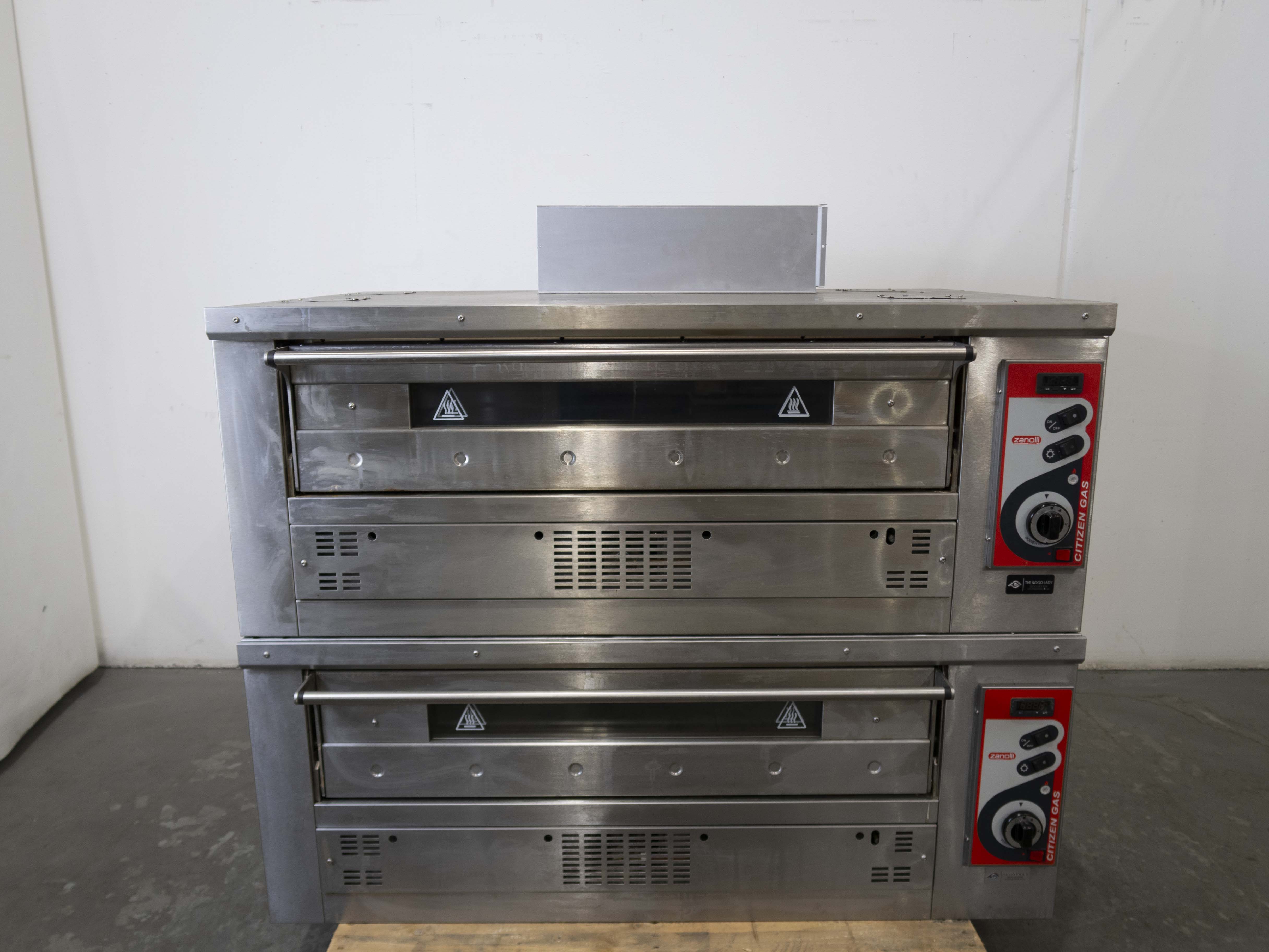 Zanolli Citizen Gas PW 6/MC EM Double Deck Pizza Oven