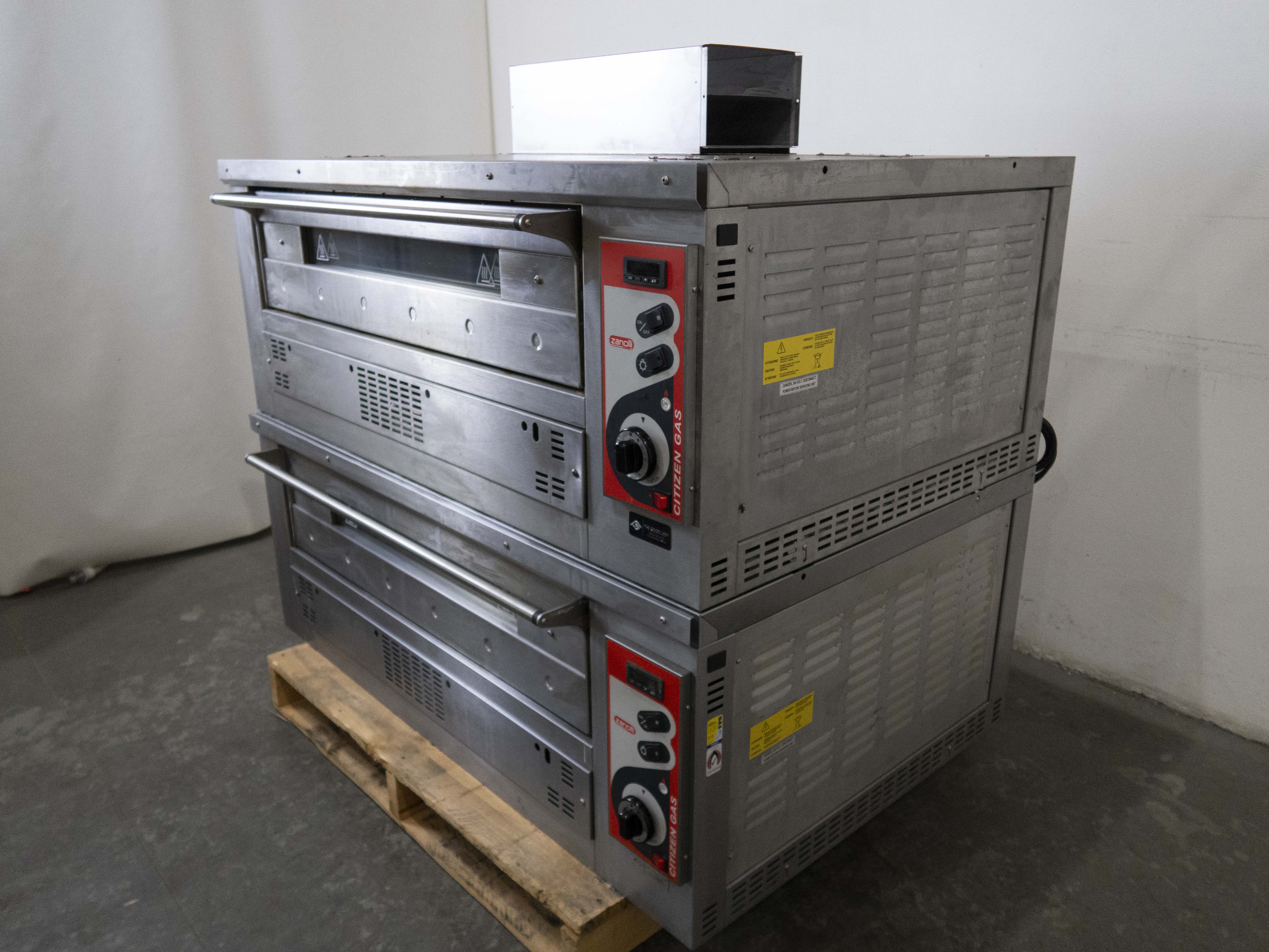Zanolli Citizen Gas PW 6/MC EM Double Deck Pizza Oven
