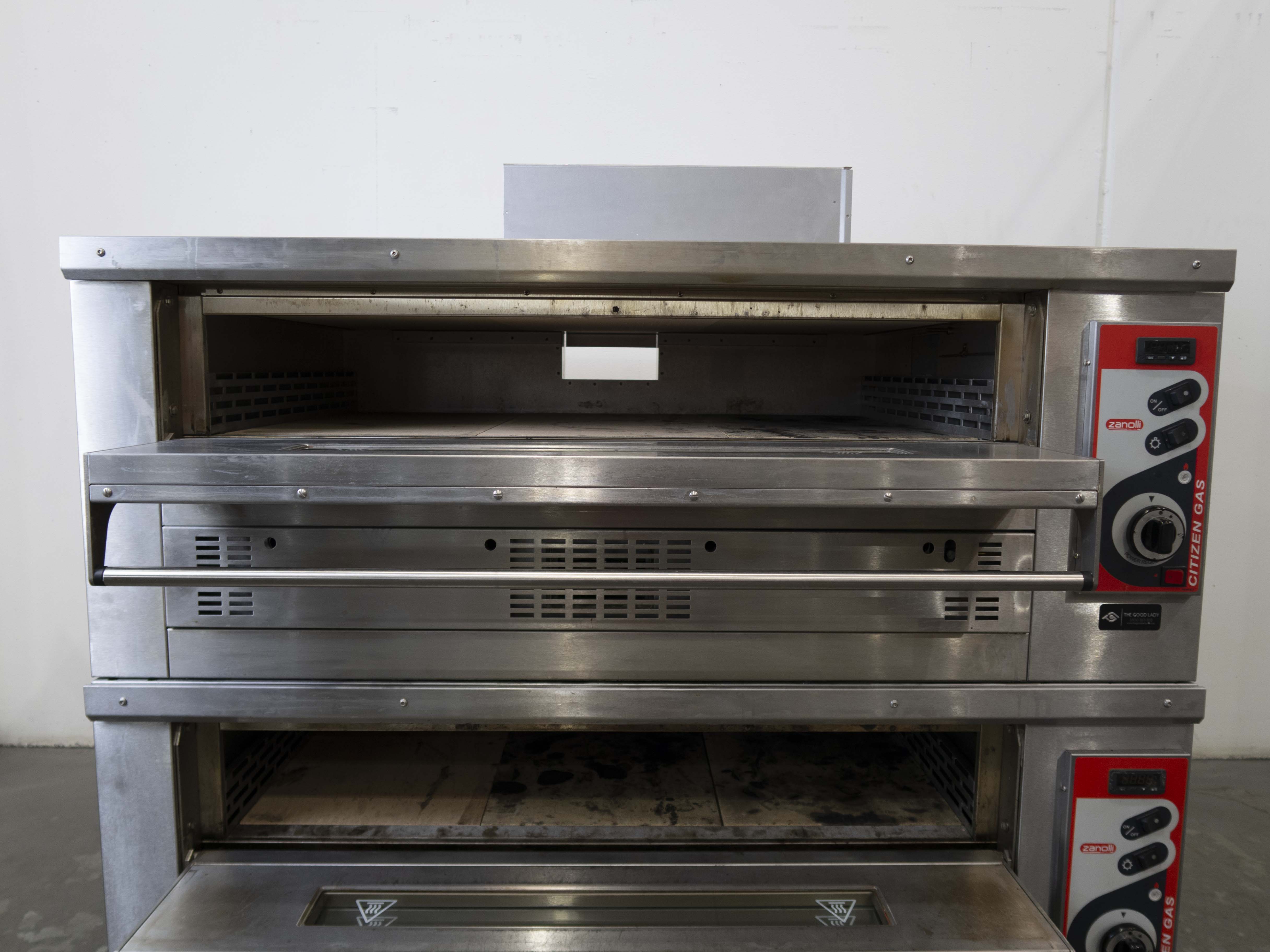 Zanolli Citizen Gas PW 6/MC EM Double Deck Pizza Oven