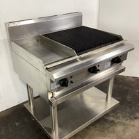 Luus CS-3P6C Griddle/Char Grill Combo