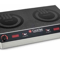Cooktek Heritage MC3502S Dual Hob Induction Cooktop