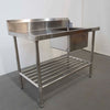 Stainless Steel Inlet Bench with Sink