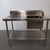 Stainless Steel Inlet Bench with Sink