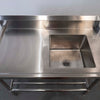 Stainless Steel Inlet Bench with Sink