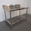 Stainless Steel Outlet Bench with Splashback