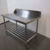 Stainless Steel Outlet Bench with Splashback