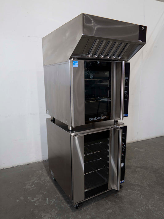 Turbofan E32D4/VH32/P8M Convection Oven with Ventless Condensing Hood + Electric Prover