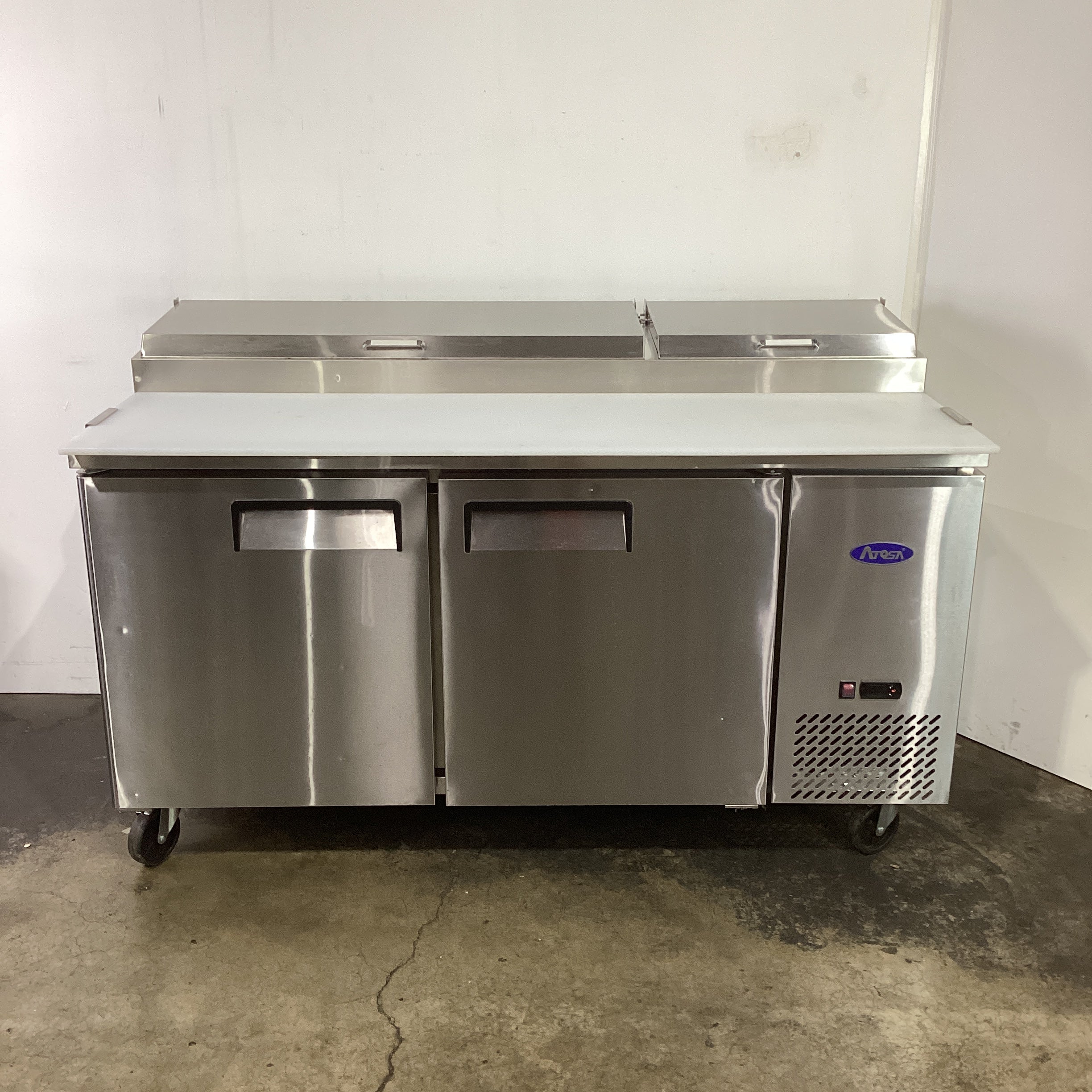 Atosa MPF8202 2 Door Pizza Prep Fridge