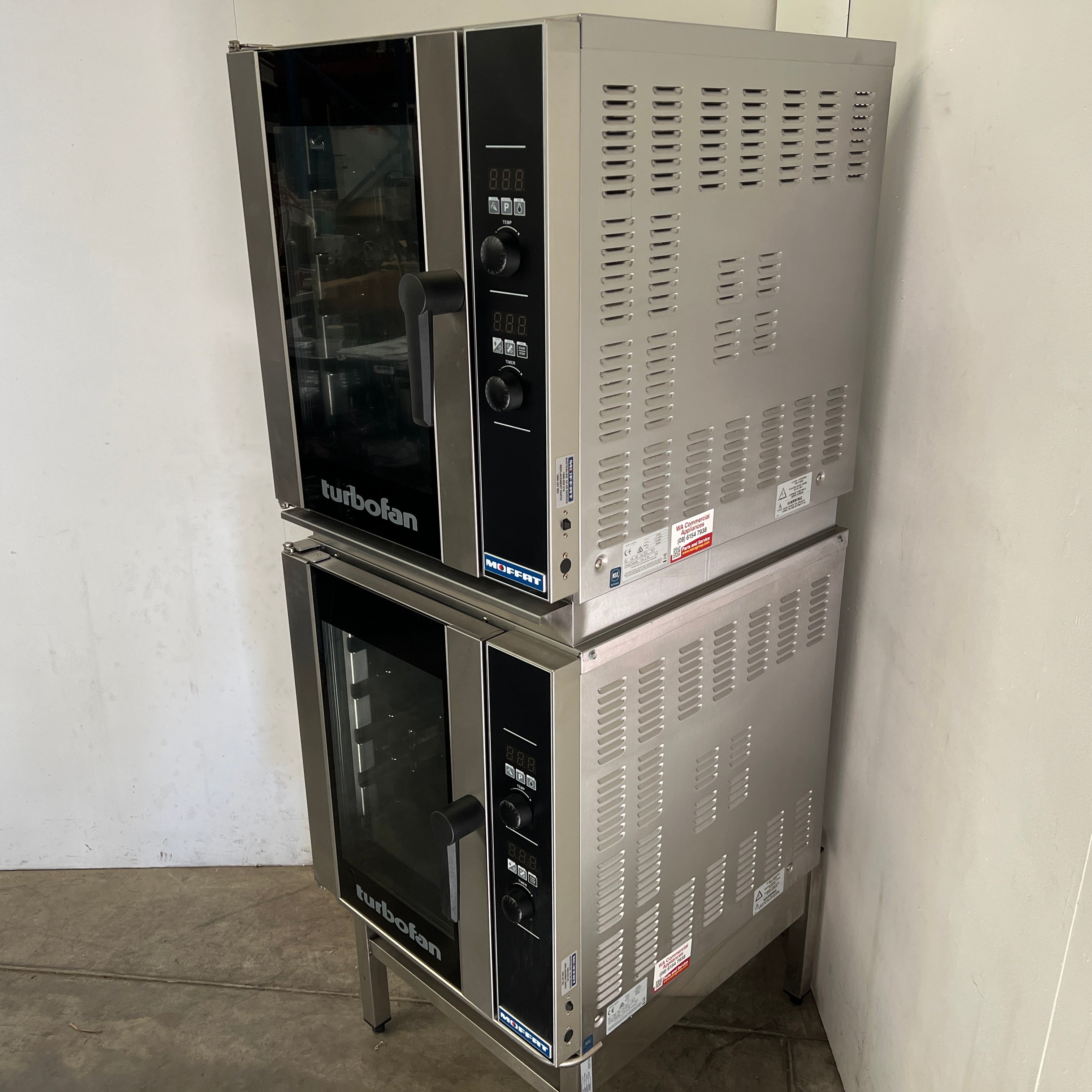 Turbofan E33D5 10 Tray Double Stack Convection Ovens