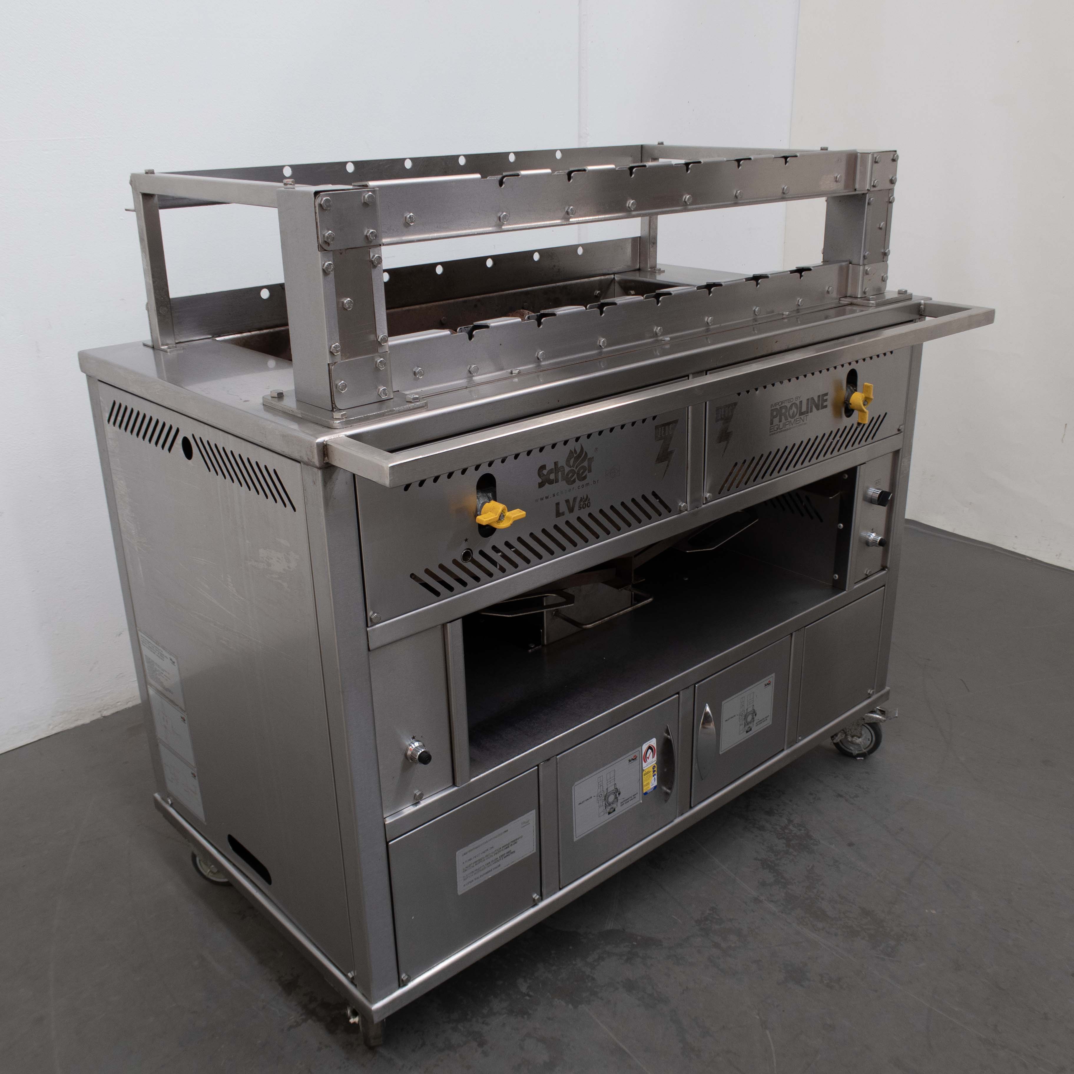 Scheer LV500 Lava Rock Rotisserie