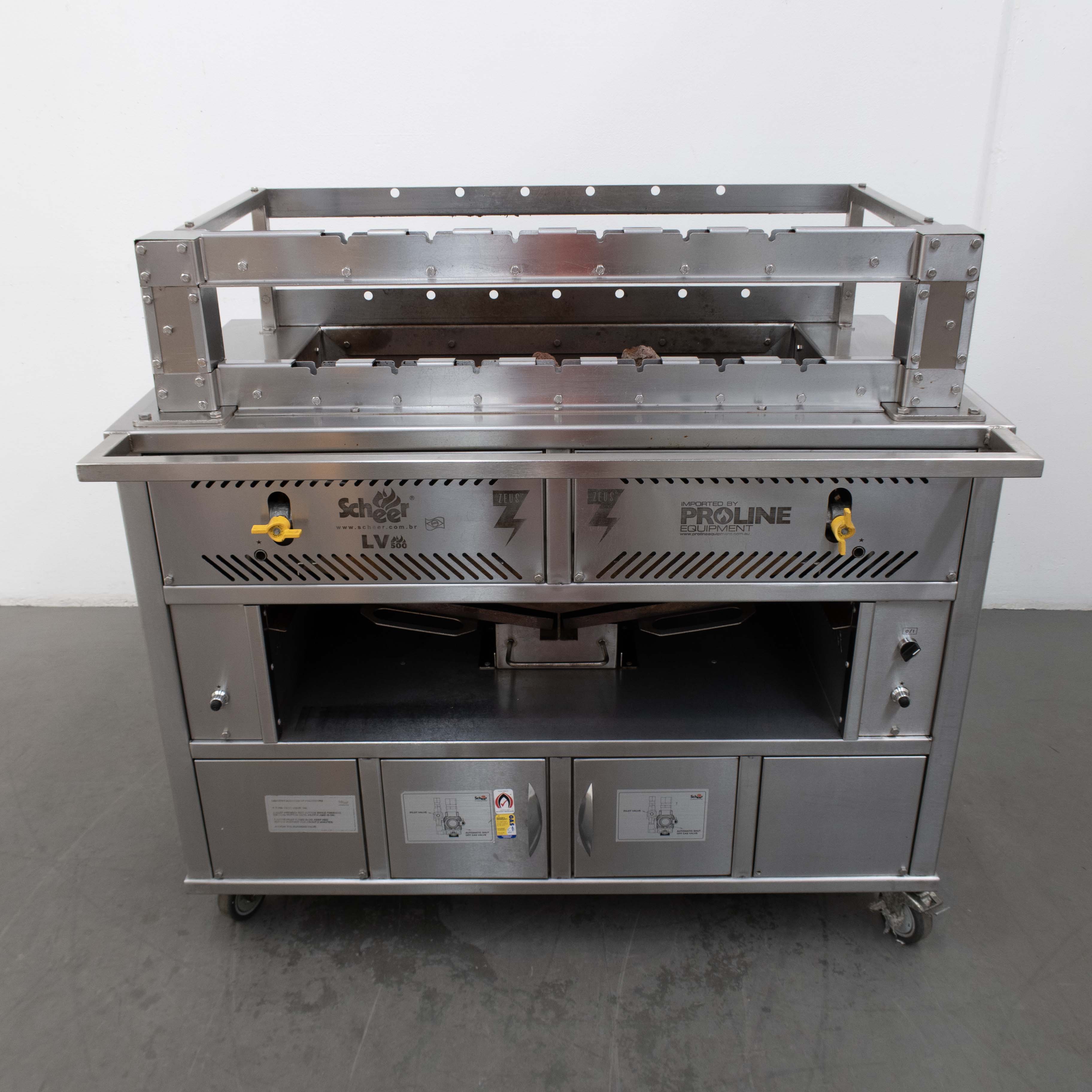 Scheer LV500 Lava Rock Rotisserie