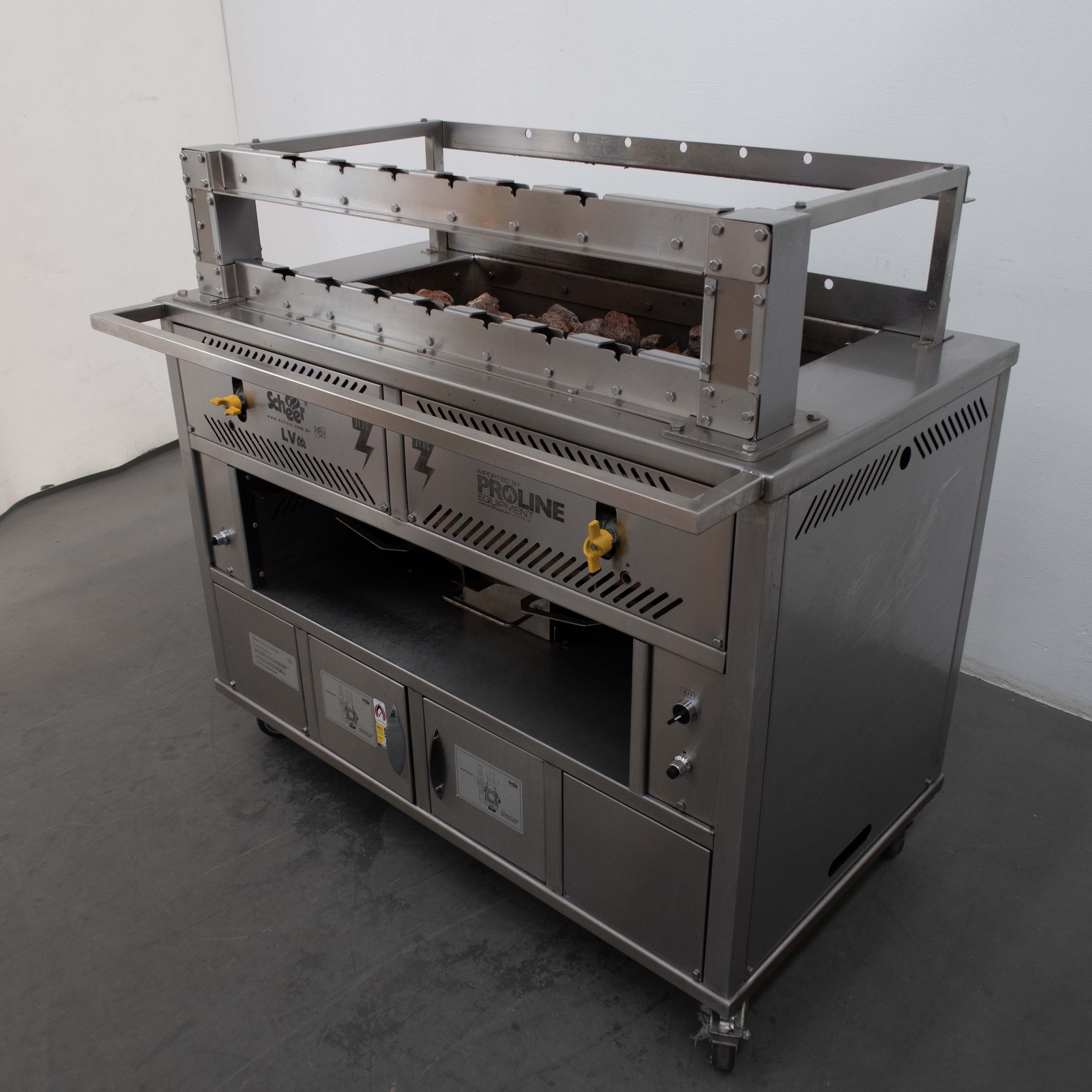 Scheer LV500 Lava Rock Rotisserie