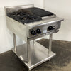 B&S BT-SB2-CBR3 2 Burner Cooktop + Char Grill