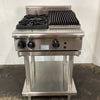 B&S BT-SB2-CBR3 2 Burner Cooktop + Char Grill