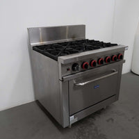 Gasmax GBS6TS 6 Burner Range Oven