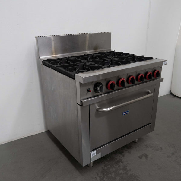 Gasmax GBS6TS 6 Burner Range Oven